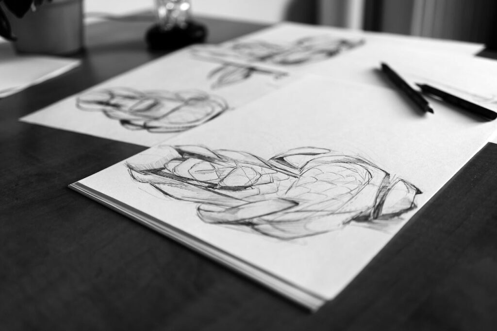 Sketch a Stream of Consciousness: A Journey to Inspiration through Unstructured Art